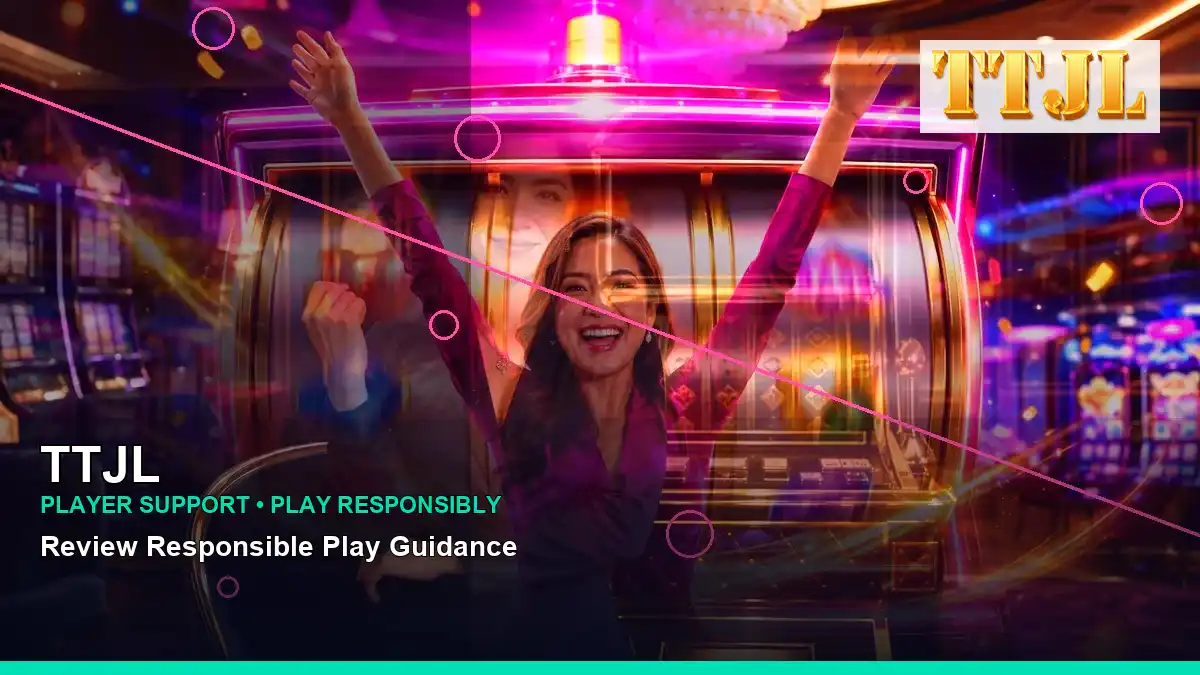 TTJL high-energy party online slot games in a right close-up layout for Philippine players