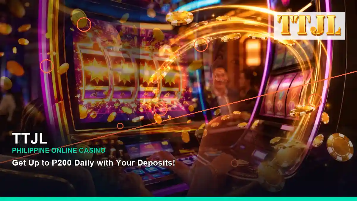 TTJL high-energy reels casino bonus games in a left-diagonal layout for Philippine players